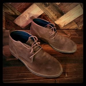 Cole haan dark brown chuka boots